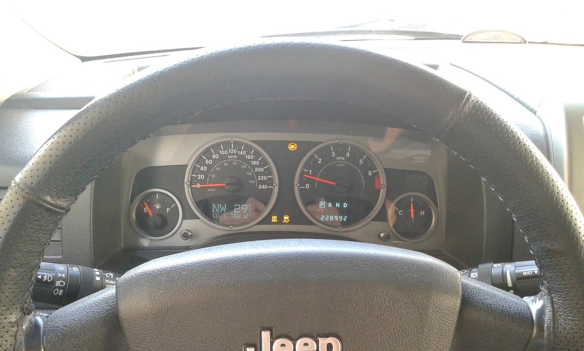 Разблокировка руля Jeep