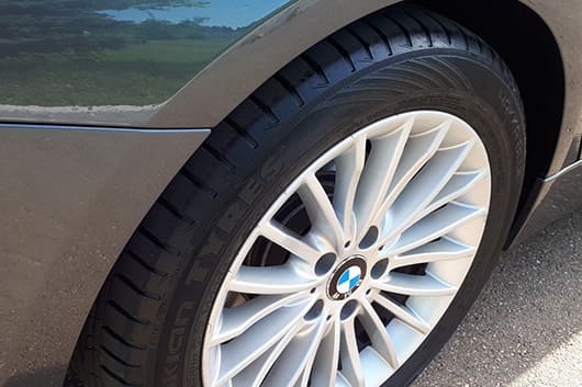 Снять секретку с колеса BMW 6