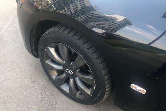 Снять секретку с колеса Infiniti G