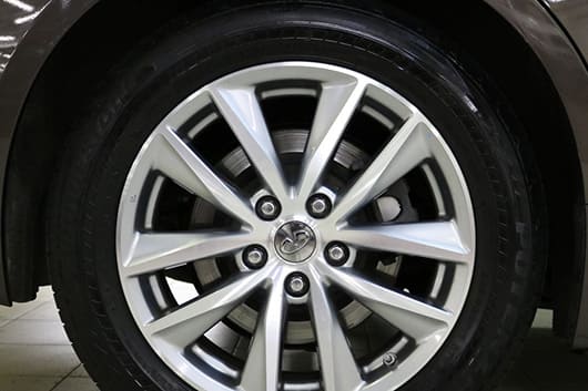 Снять секретку с колеса Infiniti QX4