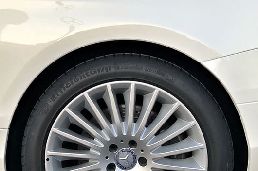 Снять секретку с колеса Mercedes GLK Class