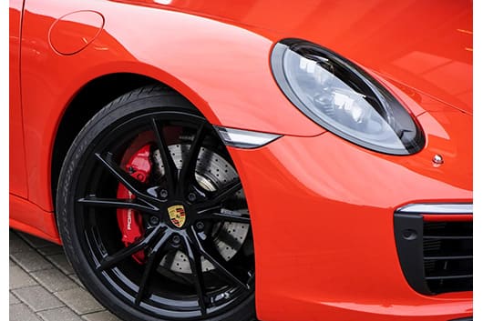 Снять секретку с колеса Porsche 911