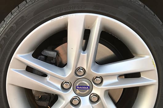 Снять секретку с колеса Volvo XC60